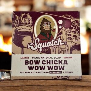 Dr. Squatch Bow Chicka Wow Wow Soap Rare Limited Edition 5 oz Zero Grit